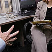 A job interview 