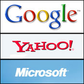 Google yahoo microsoft logo 