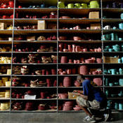 Adrian McAdoo pulls Fiestaware 