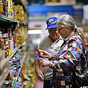 Grocery shoppers 