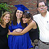 Dick Weiss with his three daughters