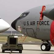 A U.S. Air Force tanker 