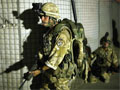 British paratrooper patrols Afghanistan