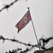 north korean flag 