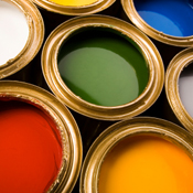 Cans of paint 