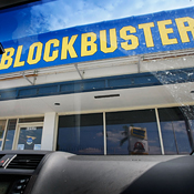 A Blockbuster store in Miami, Fla. 