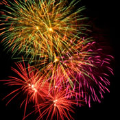 Fireworks display 