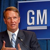 General Motors Chairman and CEO Rick Wagoner 