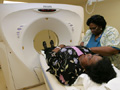 Exiting the CT scanner