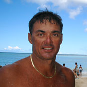 Surf instructor Michael Sisiam 