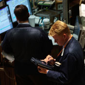 Traders at New York Stock Exchange 