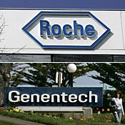 Roche and Genentech buildings 
