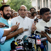 Rajnath Singh of India's Bharatiya Janata Party 