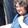 Debra Nicholls heading off to her weekend job.