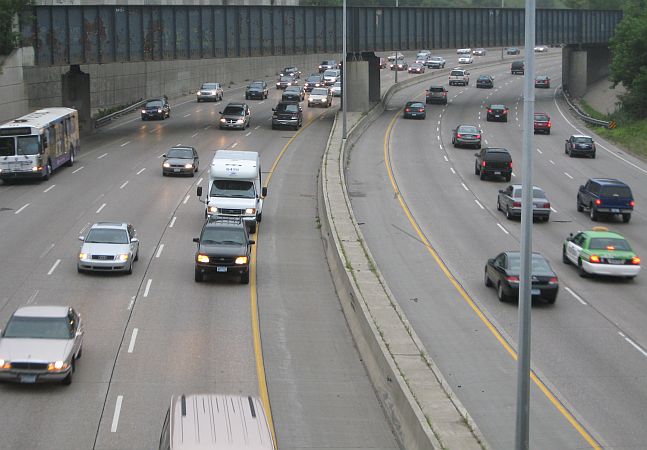 I-94 is eight lanes from I-35w to Hwy 280; two lanes were added after the I-35w bridge collapse in 2007 and MnDOT is now considering keeping the extra lanes.