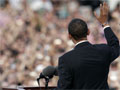 Democratic presidential candidate Barack Obama