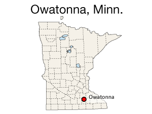 Owatonna, Minn., is located in Steele County.