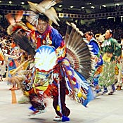 Dancers at Gathering of Nations PowWow 