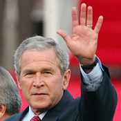 Bush begins a tour of Asia 