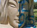 Defaced sculpture