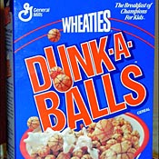 Box of Wheaties Dunk-A-Balls cereal 