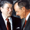 Ronald Reagan and George Bush, Sr.