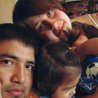 Aja Johnson with her family