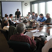 A training session for clean energy entrepreneurs 