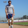 Charlie takes a break in the middle of the 1500m.