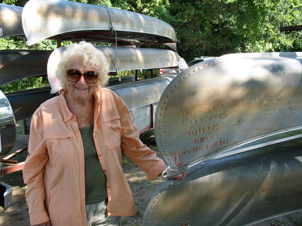 
                Ruth Bender, the Canoe Lady
                                    (Brian Bull)
                                