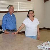 Jack and Dorothy Quarles in their New Orleans home 