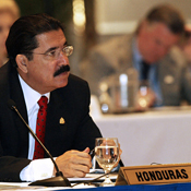 Honduran President Manuel Zelaya 