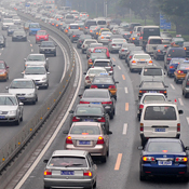 Afternoon traffic in Beijing 