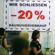 Liquidation Sale sign 