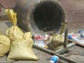 Scattered trash