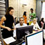 Workers in an office