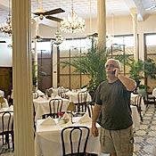 Charles Abbyad, matre d' at Arnauds restaurant 