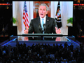 President Bush by video
