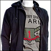 Clothes from the 1st Infantry Brand line. 
