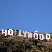 The Hollywood sign in Los Angeles 