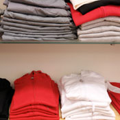 Shirts in a store 