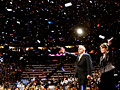 Confetti falling