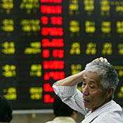 Chinese stock investor reacts 