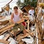 Cleaning up after Hurricane Gustav-related tornado