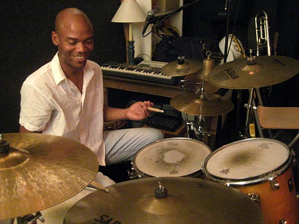 
                Drummer Julian Eubanks
                                    (Melissa Kaplan)
                                