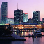Miami Beach at night 