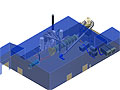 3-D model of fuel plant