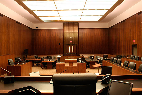 Judges In Courtroom