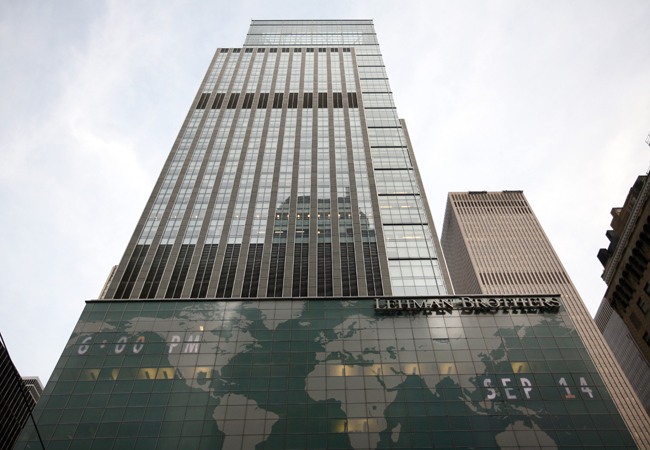 Photo: #The headquarters of the Lehman Brothers investment bank in New York 