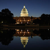 Capitol at night 